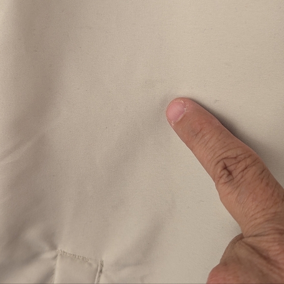 Tres Bien large beige pullover, two pockets, 1 side zipper on side, cuffs clean - Picture 8 of 9